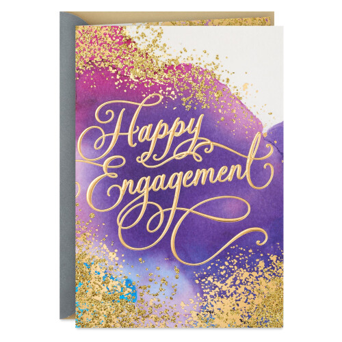 Tarjeta de compromiso Hallmark (Feliz compromiso)