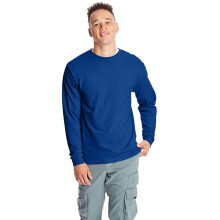 Hanes 5186 Maglietta a maniche lunghe per adulti Beefy-T