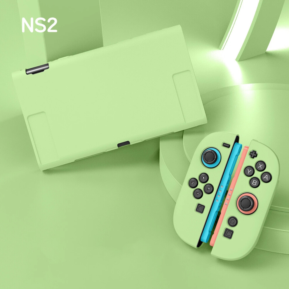 (Green) For Nintendo Ns2 Switch 2 Soft Tpu Silicone Protective Case Cover Console Uk Green 6963793418176
