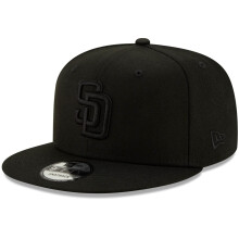 Gorra ajustable New Era MLB 9FIFTY negra con logo principal del equipo, talla nica - San Diego Padres (negra)