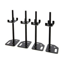 DEWALT Shelf Leveling/Floor Anchoring Adjustable Accessories Industrial Storage Racks  Durable Steel Mounting Plates  Wedge Anchors Included for Tippi