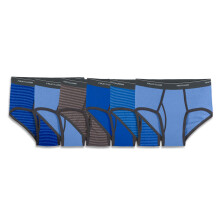 Calzoncillos de moda para hombre Fruit of the Loom surtidos (paquete de 6) lisos y rayas peque   os