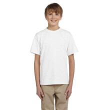 Fruit of the Loom Jeugd 5 oz. HD Katoenen T-Shirt XL WIT