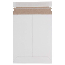 JAM-papper tervunnet fotopostkuvert - 7"""" x 9"""" - Vit - 6/pack