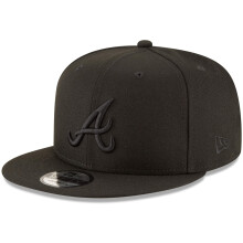 New Era MLB 9FIFTY Svart Primär Logo Justerbar Snapback Keps One Size - Atlanta Braves
