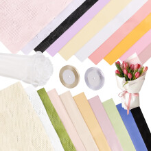 CCINEE 21 vellen bloemenboeket inpakpapier honingraat inpakpapier waterdicht bloemenaccessoires voor boeketten doe-het-zelf knutselen bruiloft verjaa