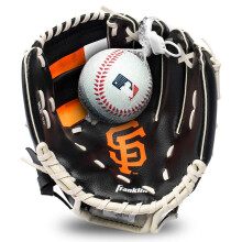 Gant de Teeball Franklin Sports MLB + Set de Balle en Mousse - San Francisco Giants - Gant Enfant 9,5"