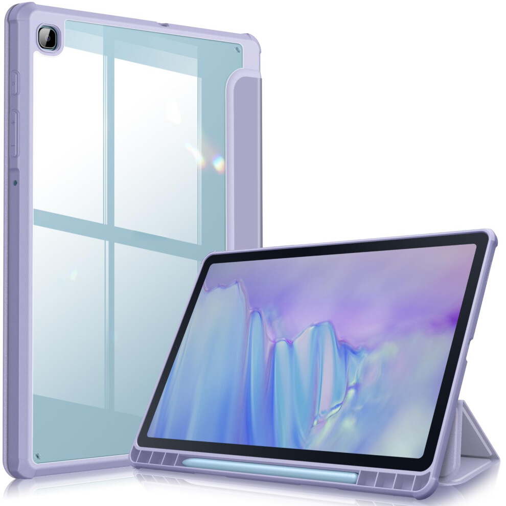 Fintie Hybrid Slim Case Do Samsung Galaxy Tab S6 Lite 10,4 Cala 2024/2022/2020 Z Uchwytem Na Dlugopis S, Odporny Na Wstrzasy Pokrowiec Z Przezroczyst-image