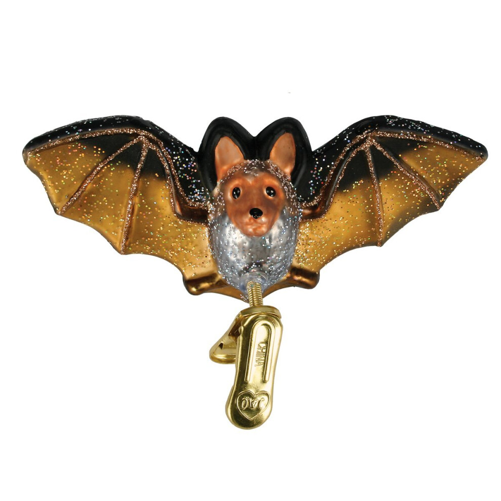 Old World Christmas Ornaments Clip-On Bat Glass Blown Ornaments For Christmas Tree