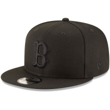 New Era MLB 9FIFTY Zwart Hoofdsponsor Team Verstelbare Snapback Pet One Size Fits All - Boston Red Sox Zwart
