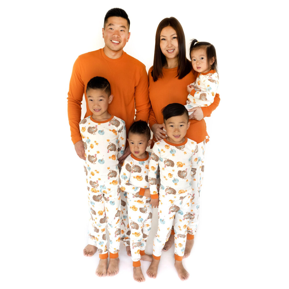 Burt's Bees Baby Baby Pets Family Jammies Matching Holiday Organic Cotton Pajamas  Turkey Time  One Size