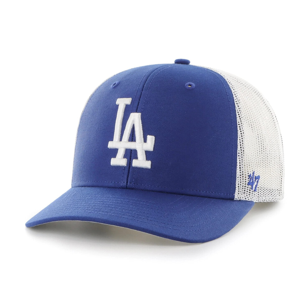 47 Mlb Couleur De L' Quipe Primor Logo Mesh Trucker Snapback Cap De Chapeau R Glable Adulte One Size Convient Tous - Los Angeles Dodgers Blue-image