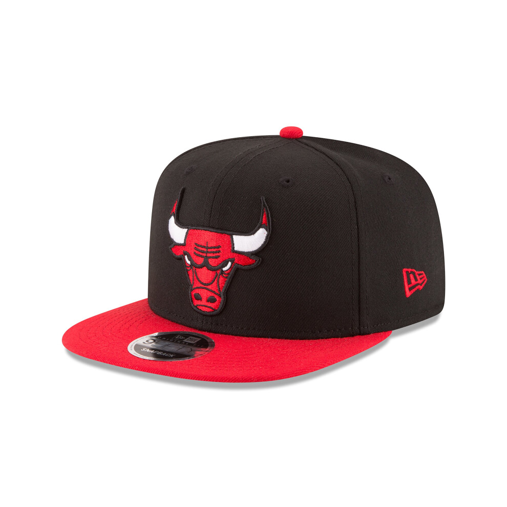 New Era Nba Chicago Bulls Men's 9Fifty Original Fit 2Tone Snapback Cap One Size Black