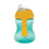 Nuby Nuby Clik-It Soft Spout No-Spill Training Sippy Cup with Handles - (2-Pack) 10 oz - 4+ Months - Aqua/Red/Orange 3