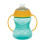 Nuby Nuby Clik-It Soft Spout No-Spill Training Sippy Cup with Handles - (2-Pack) 10 oz - 4+ Months - Aqua/Red/Orange 2
