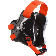 Copricapo Cliff Keen Fusion in nero e arancione