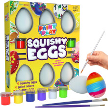 Dan&Darci Egg Squishy Painting Kit - Kunst og hndvrk til piger og drenge - Brn pske Kunstaktiviteter - Hndvrksgave til brn i alderen 4 5 6