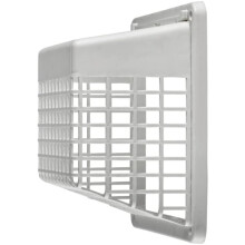 Lambro Industries 1491WG universele scharnierende ventilatierooster wit-272278 wit
