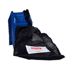 Mytee Products (20 Stück blaue 4 x 6 Zoll Kantenschutz für Pritschen mit Tragetasche – 4 Zoll Winden-Ratschengurte, Eckenschutz für Pritschenladu