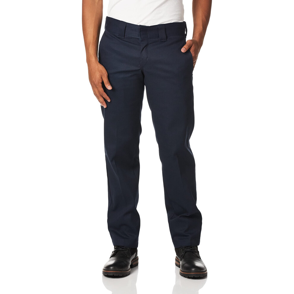 Dickies mens Flex Work Slim Straight Fit Pants  Dark Navy  32W x 30L US