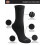 Dickies Dickies Women's Dri-Tech Essential Moisture Control Crew Socks  Available in S-XL (6  Black Solid (12 Pairs)  Medium 2