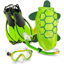 Head by Mares Italian Collection Premium Youth Sea Pals Character Kindermasker Vinnensnorkelset Snorkeluitrusting - Snorkelset met ultraheldere gehar
