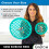 CanDo Web Hand Therapy Device Latex 7"""" Diameter Set (Tan Yellow Red Green Blue Black) 2