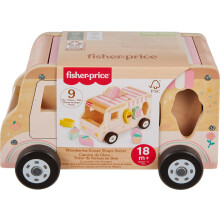 Fisher-Price Wood Toddler Toddler Toddler Ice Cream Truck Sorter Set 9 pezzi di legno per i bambini di sviluppo di et compresa tra 18 mesi di et su