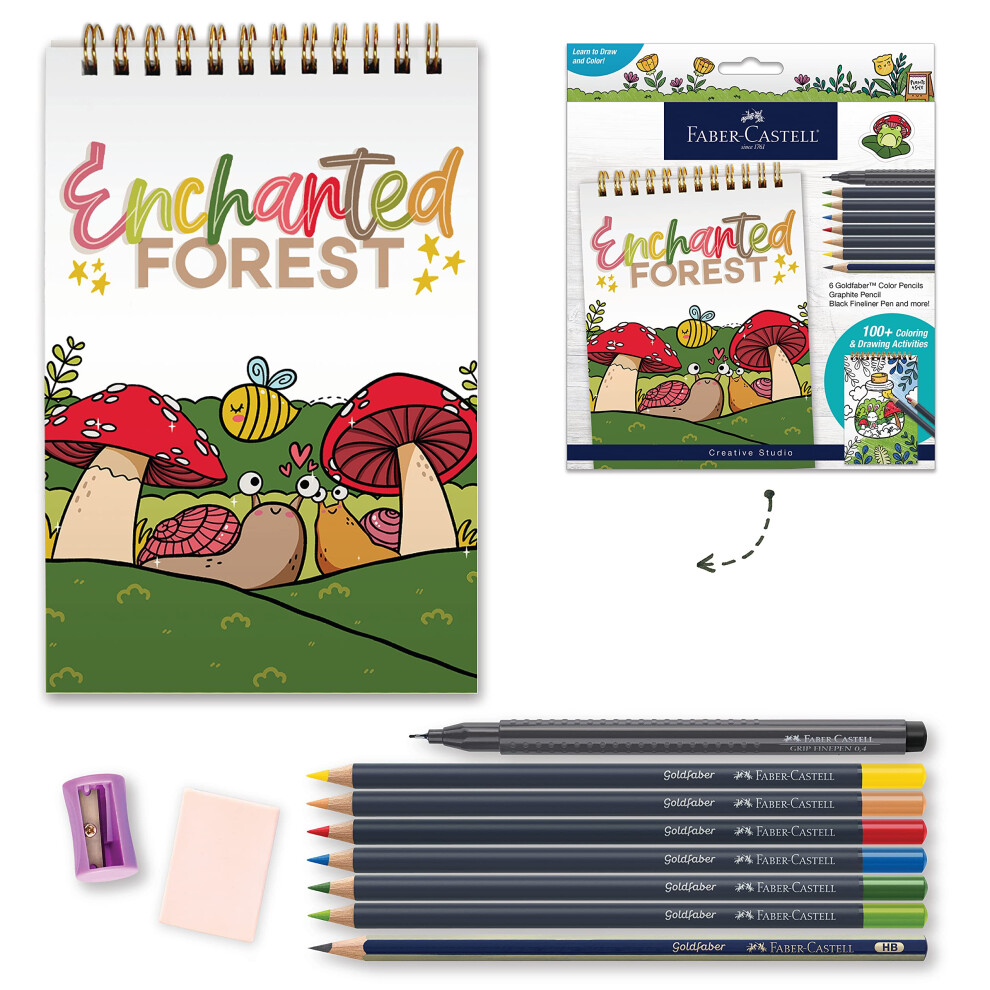 Faber-Castell Enchanted Forest - Learn to Draw and Color Cottagecore  How to Draw Cute Stuff for Adults and Beginners  Adult Craft Kits