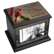 Crematie-urnen voor menselijke as Volwassen mannelijke of vrouwelijke begrafenisherdenkingsurnen voor as met fotolijst Houten urnendoos en kist voor