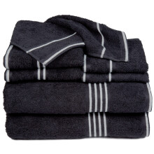 8PC Towel Set - 575GSM 100% Cotton Bathroom Essentials with 2 Bath Towels 2 Hand Towels 2 Washcloths and 2 Fingertip cloths- Absorbent Sheets