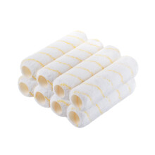 Bates-Farbrollerhullen 9"""" Gelbe Streifen 8er-Pack Hullen fur Farbroller 9 Zoll 9 Zoll Farbrollerhullen Farbrollerhulle Farbrollerhullen 9 Zoll G