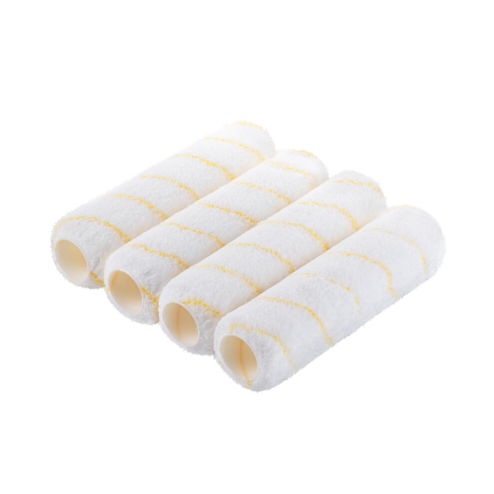 Bates- Paint Roller Covers 9"" Yellow Stripes 4 Pack Covers For Paint Rollers 9 Inch 9 Inch Paint Roller Covers Paint Roller Cover Paint Roller 810168260730