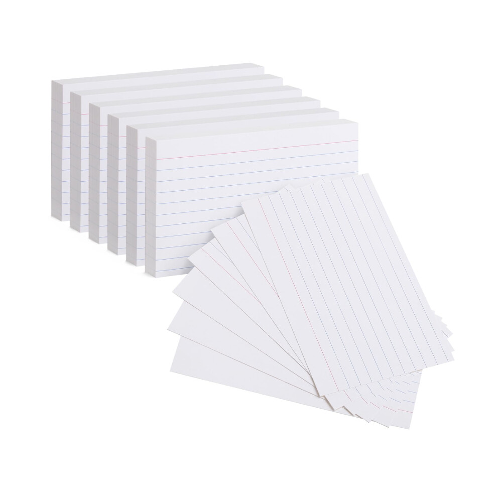 Mr. Pen - Linierte Karteikarten 3 X 5 Zoll, 300 Karten, Wei E Karteikarten, 3 X 5 Karteikarten, Notizkarten, 3 X 5 Linierte Karteikarten Zum Lern-image