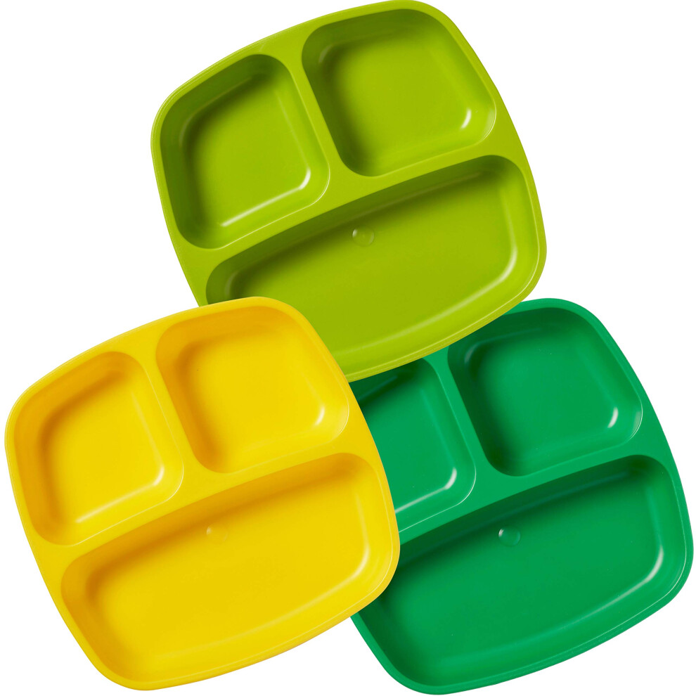 My First Meal Pal Divided Plates Kids Plastic Tableware Stackable And Dishwasher Safe Stackable Dinner Plates For Baby Toddler And Child Ecr4kids
