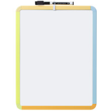 Tabula na suché mazanie Mr. Pen - 35,5 cm x 28,5 cm s ciernym popisovacom na suché mazanie, farebný rámik, malá biela tabula, biela tabula pre de