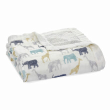aden + anais Silky Soft Dream Blanket 100% Viscose Bamboo Muslin Baby Blankets for Girls & Boys Nursery Crib Blanket Shower & Registry Gift Expedi