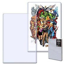 BCW 12x18 Topload Holder - 10ct | Rigid Plastic Protection for 12x18 Lithographs Posters Prints | Durable Clear Sleeves for Photos Artwork Documen