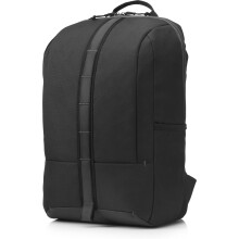HP -pendler bærbar rygsæk | Med 15,6 bærbar/tablet rum | Vandafvisende videreførelse | Vandflaske Lomme Reflekterende accenter (5ee91aa) Sort mod