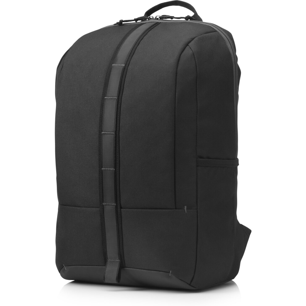 HP Commuter Laptop Backpack | with 15.6  Laptop/Tablet Compartment | Water-Resistant  Carry-on | Water Bottle Pocket  Reflective Accents  (5EE91AA)  B