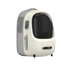 PETKIT Kattenrugzakdrager met ingebouwde ventilator en licht Door luchtvaartmaatschappijen goedgekeurde huisdierrugzak Bubble voor Kitty Kleine hond