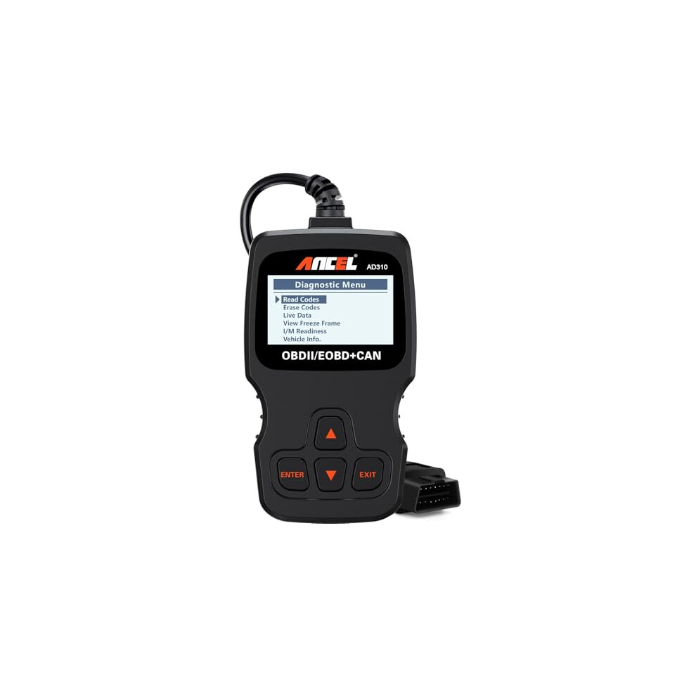 ANCEL AD310 OBD2 Code Reader OBD2 Scanner Universal Car Engine Fault Code Reader, Car Diagnostic Tool for All OBD Vehicles since 1996 & Newer (Black)