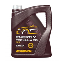 Mannol 5 Litre Energy Formula PD 5W-40 Engine Oil 7913 API SN ACEA C3 Universal Fully Synthetic Ester Technology