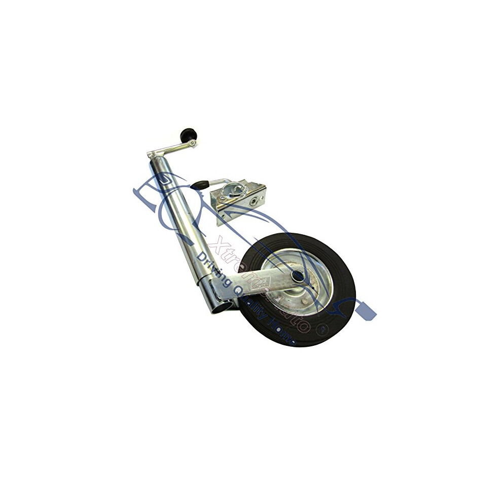 Xtremeauto Trailer/Caravan Wind Up Jockey Wheel Stand 48Mm + Heavy Duty Clamp 8106619262340