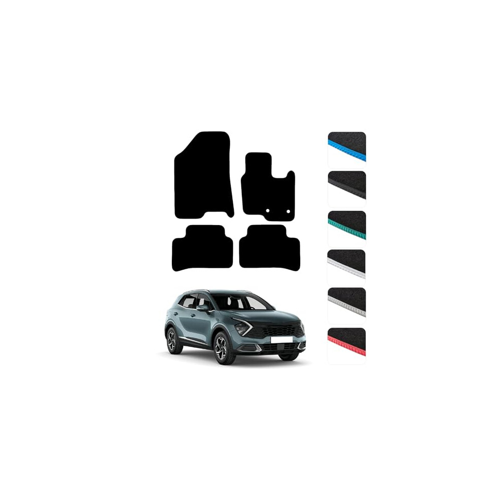 Gcm - Car Floor Mats For Kia Sportage 2022 To Present Full Coverage Floor Protection - Anti Slip & Fit Car Mat With Clips Easy To Clean Car Carpet Fo 5472062750660
