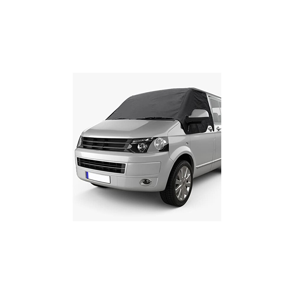 Cicmod Windscreen Cover Front Window Sunshade Frost Snow Screen Wrap Cover For Vw T5 Van - Black 3201798371113