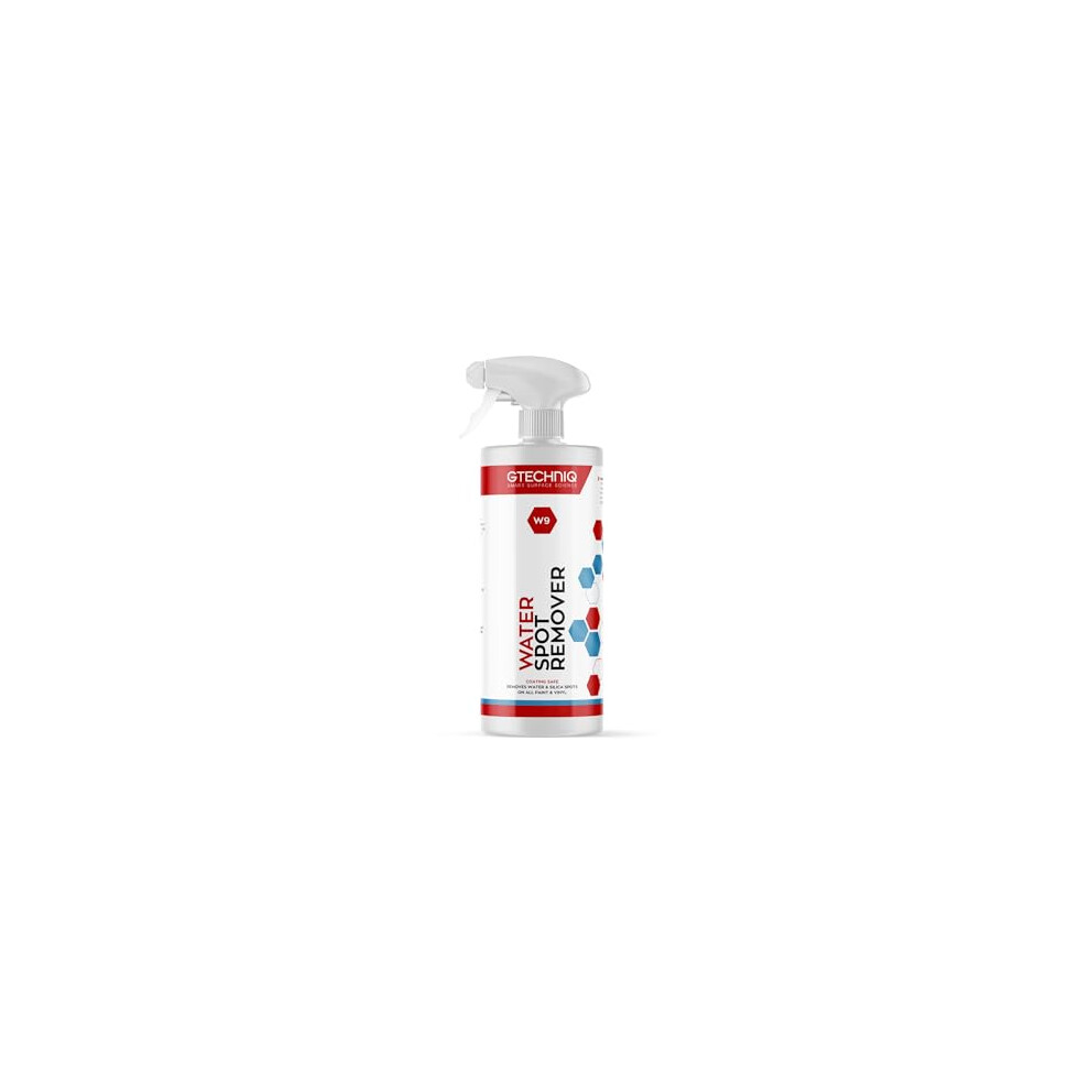 Gtechniq W9 Water Spot Remover, Concentrated Car Detailing Spray, 100% Coating Safe on All Paint Types for Car Cleaning, Highly Effective - 1L