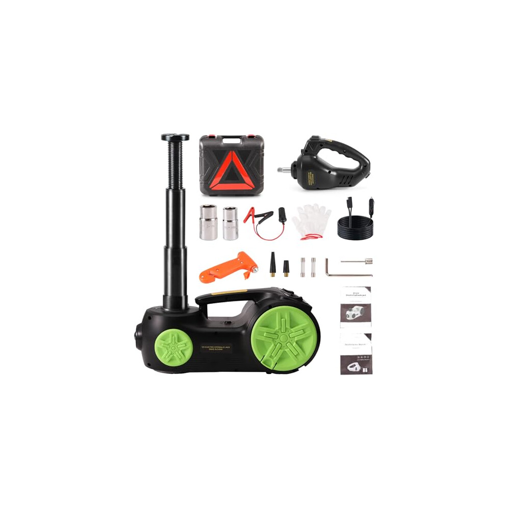 ROGTZ Upgraded Hydraulic Car Jack Set â 5 in 1 Vehicle Floor Jack Kit 5 Ton Truck Van Tire Jack Lift with Integrated Tire Pump and Impact Wrench-image-OPC-PHCKYV7-NEW