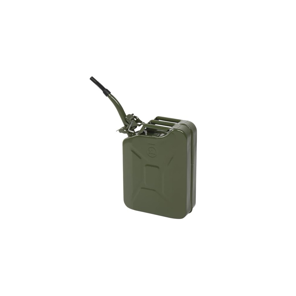 20L Fuel Oil Storage Can Metal Petrol Diesel Tank With Spout,Jerry Can Fuel Can Metal Petrol Can Water Container Cans Large Liquid Storage Canister F 8483586391397