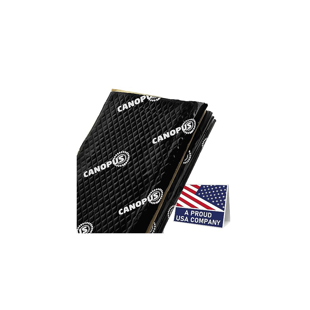 Canopus Professional Sound Deadening Mat For Cars, 50 Mil 18 Sqft, Pack Of 9 Sheets, Butyl Sound Deadener Mat, Audio Car Sound Dampening Material For 4269202764332